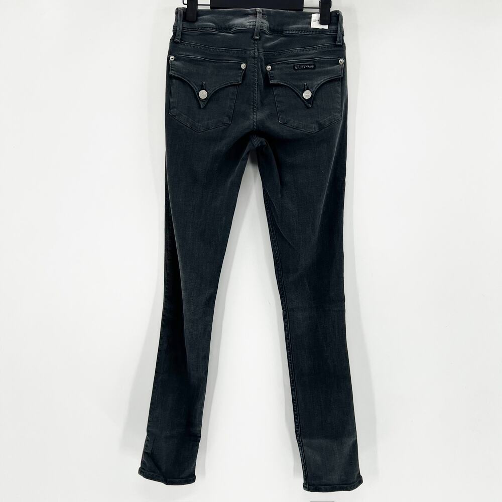 Hudson Women's Dark Gray Collins Mid Rise‎ Skinny Denim Jeans Size 25 - Picture 2 of 5